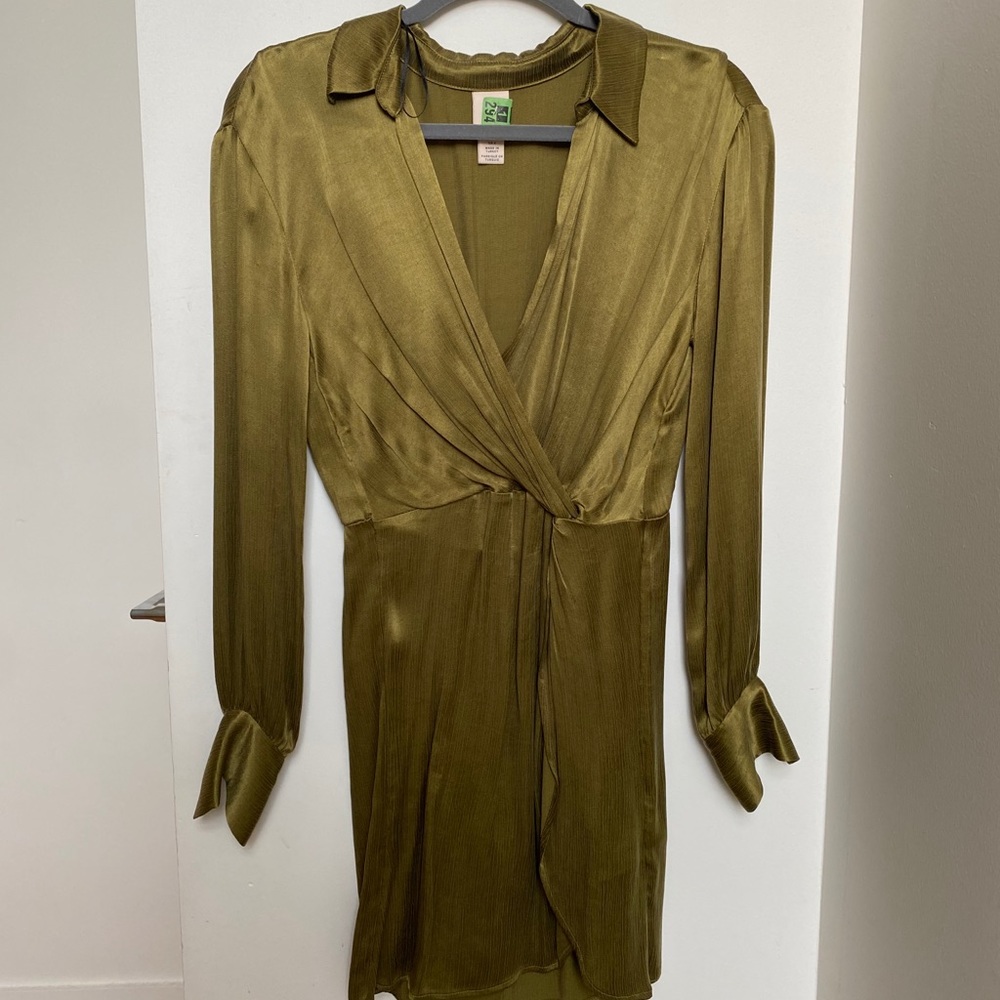 H&M Green Holiday Dress